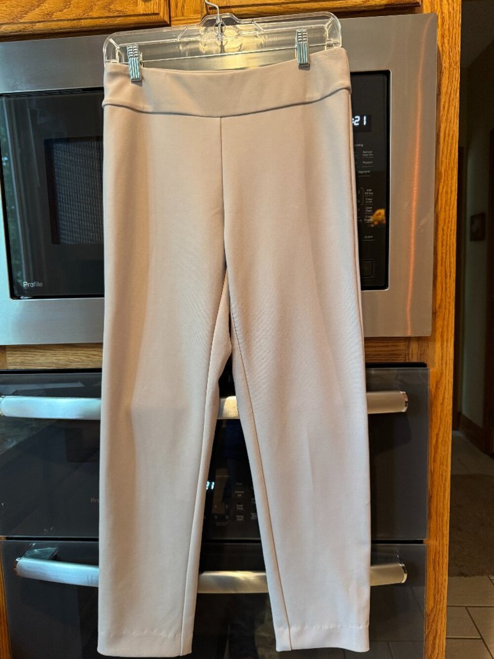 Women's Krazy Larry Long Pull On Pants Light Grey 4